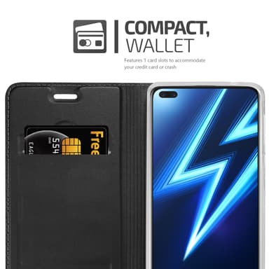 Realme 6 PRO lommebokdeksel etui (svart)