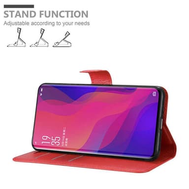 Oppo FIND X Deksel Etui Case (rød)