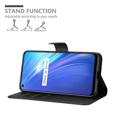 Realme 6 4G / 6s Deksel Etui Case (svart)