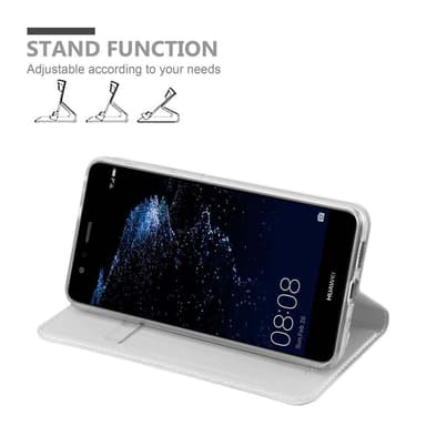 Huawei P10 LITE lommebokdeksel etui (sølv)