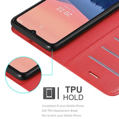 Nokia C21 Deksel Etui Case (rød)