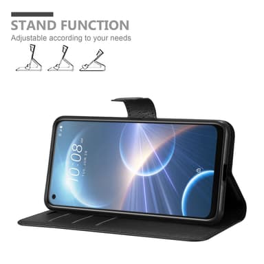 HTC Desire 22 PRO Deksel Etui Case (Svart)