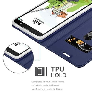 LG STYLUS 2 lommebokdeksel etui (blå)