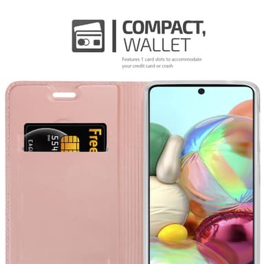 Samsung Galaxy A71 5G lommebokdeksel etui (rosa)