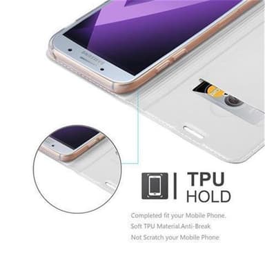 Samsung Galaxy A5 2017 lommebokdeksel etui (sølv)