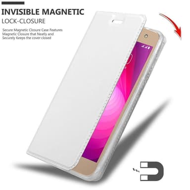 LG X POWER 2 lommebokdeksel etui (sølv)