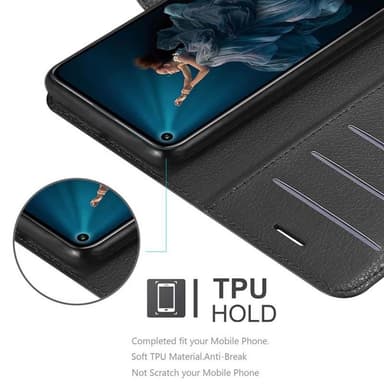 Honor 20 PRO Deksel Etui Case (svart)