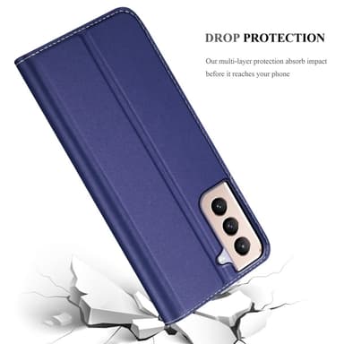Samsung Galaxy S21 PLUS lommebokdeksel etui (blå)