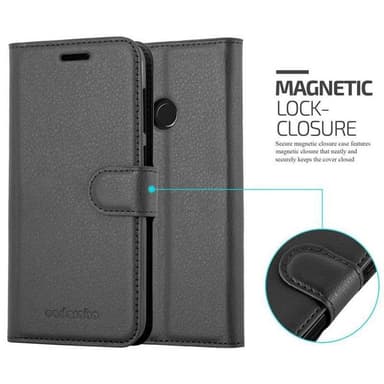 Huawei Enjoy 7 Deksel Etui Case (svart)