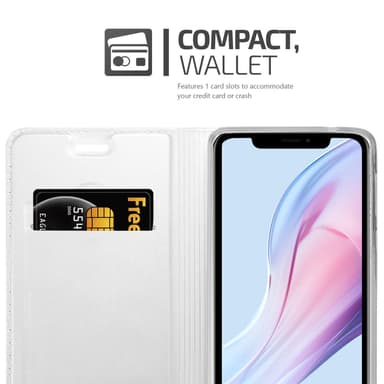 iPhone 13 lommebokdeksel etui (sølv)