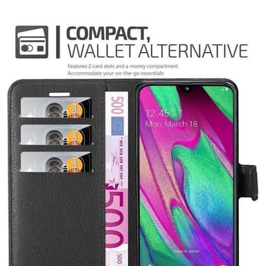 Samsung Galaxy A40 Deksel Etui Case (svart)