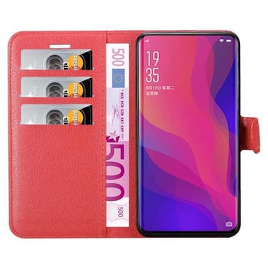 Oppo FIND X Deksel Etui Case (rød)