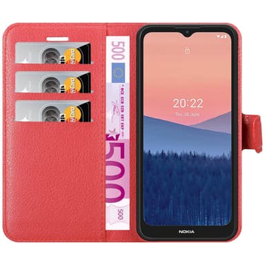 Nokia C21 Deksel Etui Case (rød)