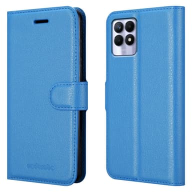 Realme 8i / Narzo 50 4G Deksel Etui Case (blå)
