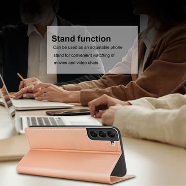 Samsung Galaxy S22 PLUS lommebokdeksel etui (rosa)