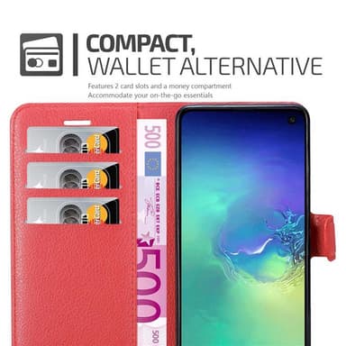 Samsung Galaxy S10e Deksel Etui Case (rød)