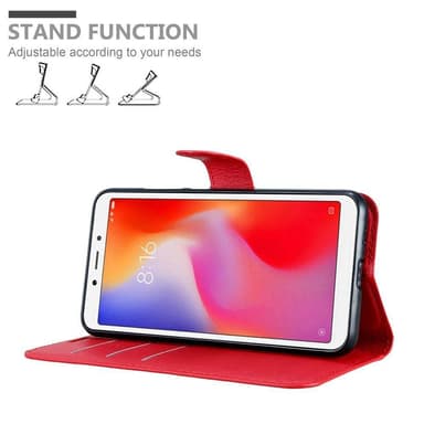 Xiaomi RedMi 6A Deksel Etui Case (rød)