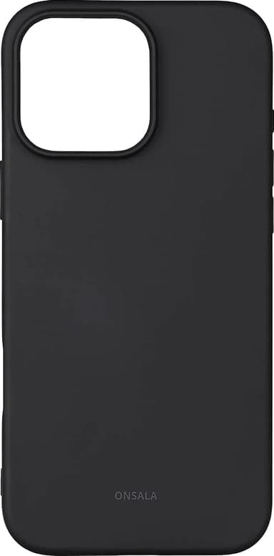 Onsala iPhone 16 Pro Max silikondeksel (sort)