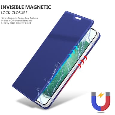 Samsung Galaxy S22 PLUS lommebokdeksel etui (blå)