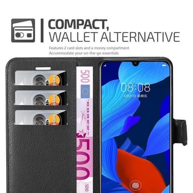 Huawei NOVA 5 / 5 PRO Deksel Etui Case (svart)