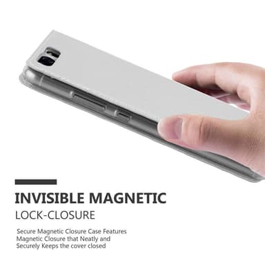 Huawei P10 lommebokdeksel etui (sølv)