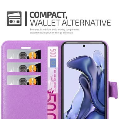 Xiaomi 11T / 11T PRO Deksel Etui Case (lilla)