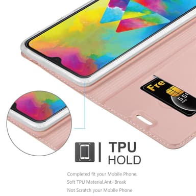 Samsung Galaxy M21 / M30s lommebokdeksel etui (rosa)
