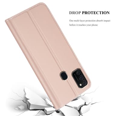 Samsung Galaxy M21 / M30s lommebokdeksel etui (rosa)
