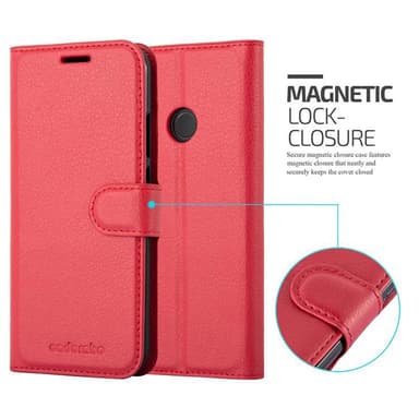 Huawei P20 LITE 2018 / NOVA 3E Deksel Etui Case (rød)