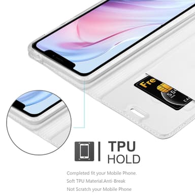iPhone 13 lommebokdeksel etui (sølv)