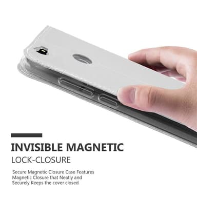 Huawei NOVA lommebokdeksel etui (sølv)