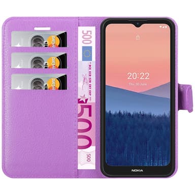 Nokia C21 Deksel Etui Case (lilla)