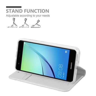Huawei NOVA lommebokdeksel etui (sølv)