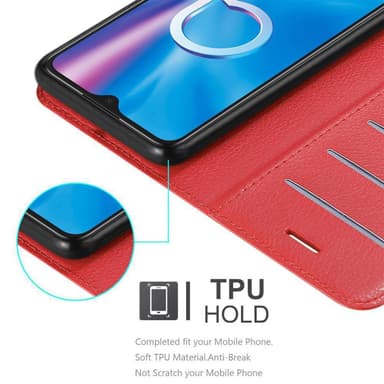 Alcatel 1S 2020 Deksel Etui Case (rød)