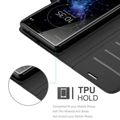 Sony Xperia XZ2 Deksel Etui Case (svart)