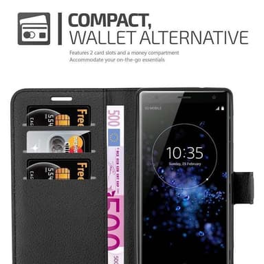 Sony Xperia XZ2 Deksel Etui Case (svart)