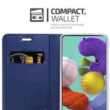 Samsung Galaxy A51 4G / M40s lommebokdeksel etui (blå)