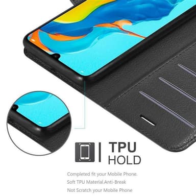 Huawei P30 LITE Deksel Etui Case (svart)
