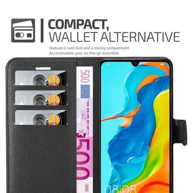 Huawei P30 LITE Deksel Etui Case (svart)