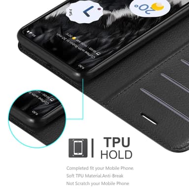 Google PIXEL 7 Deksel Etui Case (Svart)