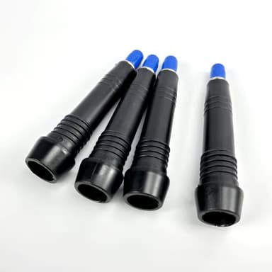 Tungsten stålspisser for turstaver 4-pakning Sort