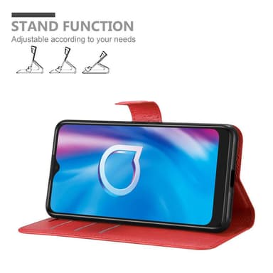 Alcatel 1S 2020 Deksel Etui Case (rød)