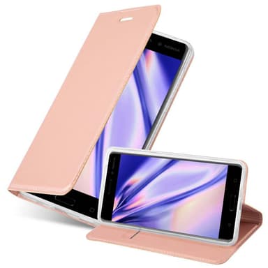 Nokia 6 2017 lommebokdeksel etui (rosa)