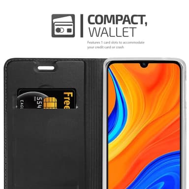 Huawei Y6S lommebokdeksel etui (svart)