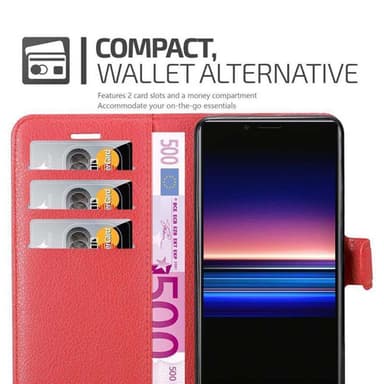 Sony Xperia 1 / Xperia XZ4 Deksel Etui Case (rød)