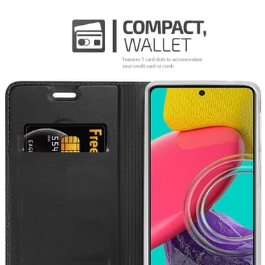 Samsung Galaxy M53 5G lommebokdeksel etui (svart)