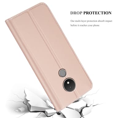 Nokia C21 lommebokdeksel etui (rosa)