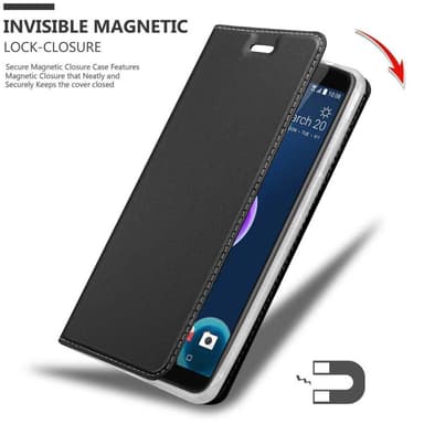 HTC Desire 12 lommebokdeksel etui (svart)
