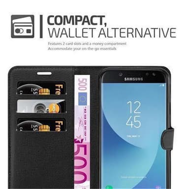 Samsung Galaxy J3 2017 Deksel Etui Case (svart)
