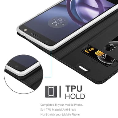 Motorola MOTO Z PLAY lommebokdeksel etui (svart)